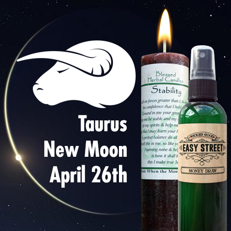April Taurus New moon