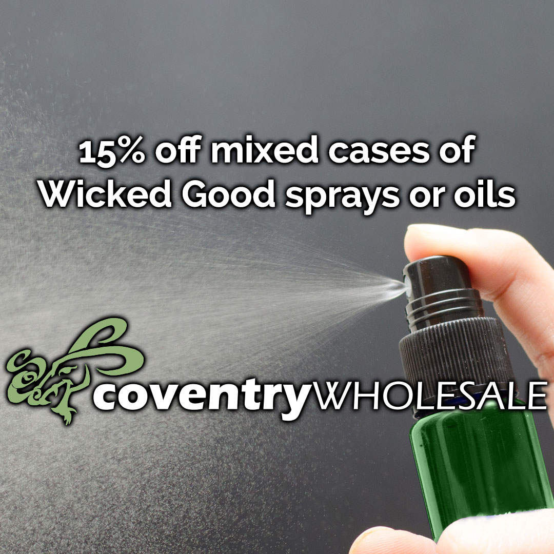 15 off mixed cases Wicked good sprays and oils April WS Feature